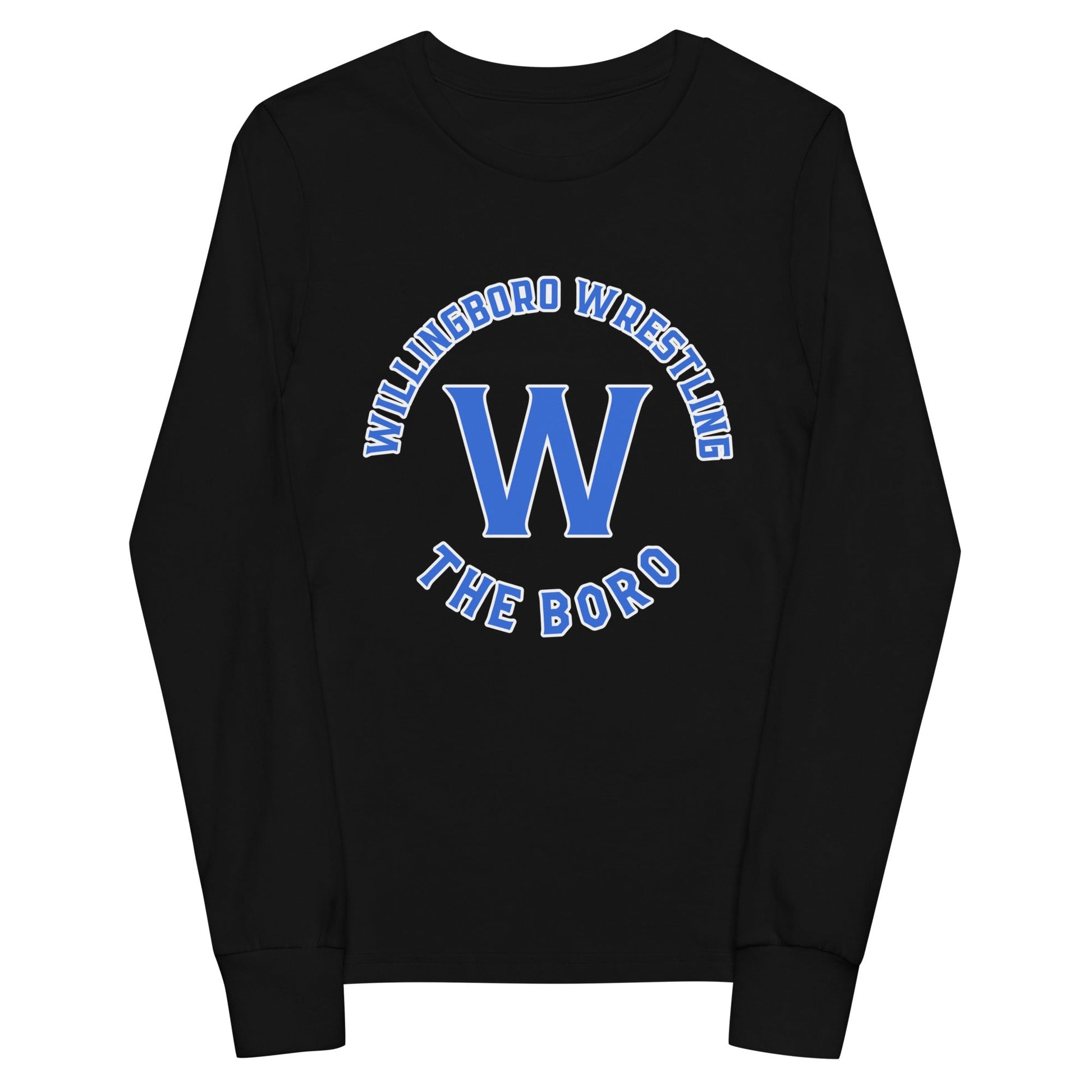Performance | Youth Long Sleeve T-Shirt | The Boro Brand | Script Logo