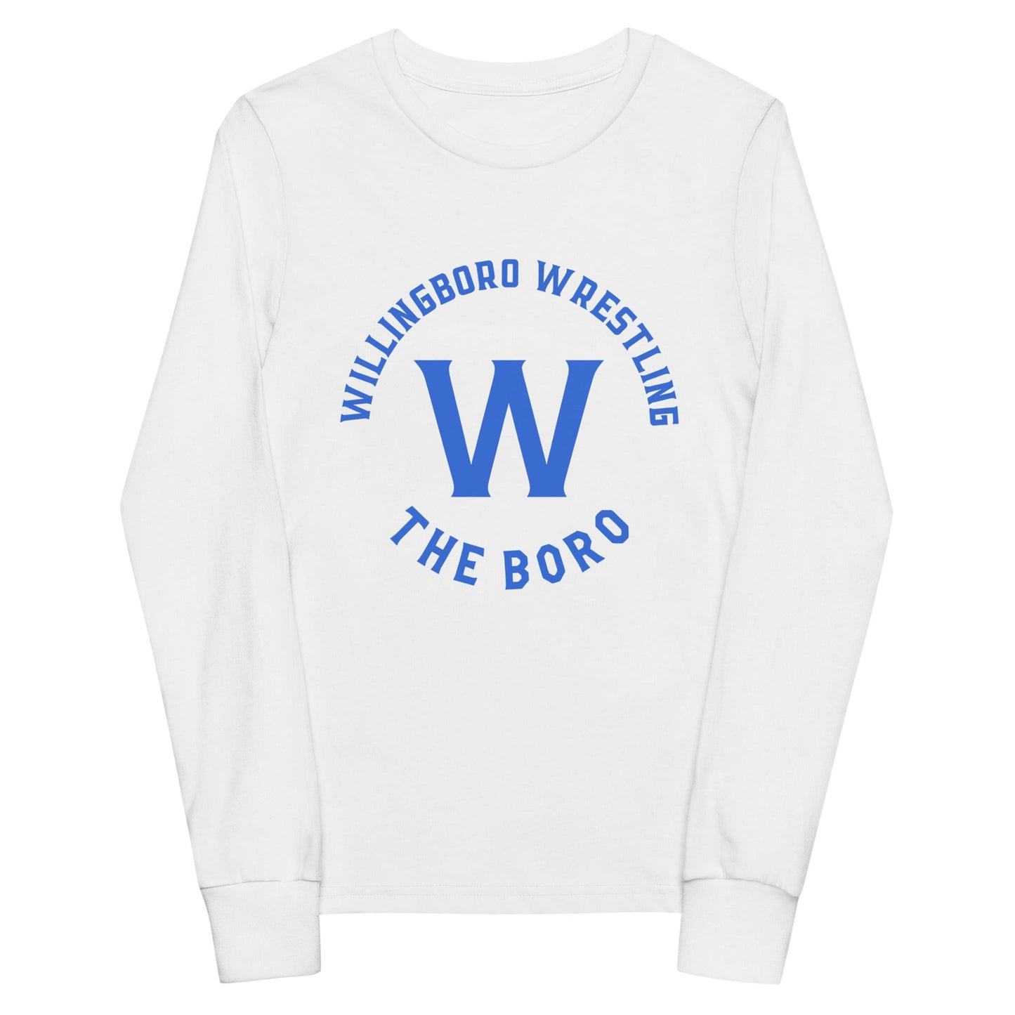 Performance | Youth Long Sleeve T-Shirt | The Boro Brand | Script Logo