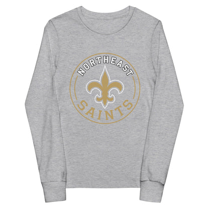 Performance | Youth Long Sleeve T-Shirt | The St Stephen Saints | Vanguard Emblem Logo