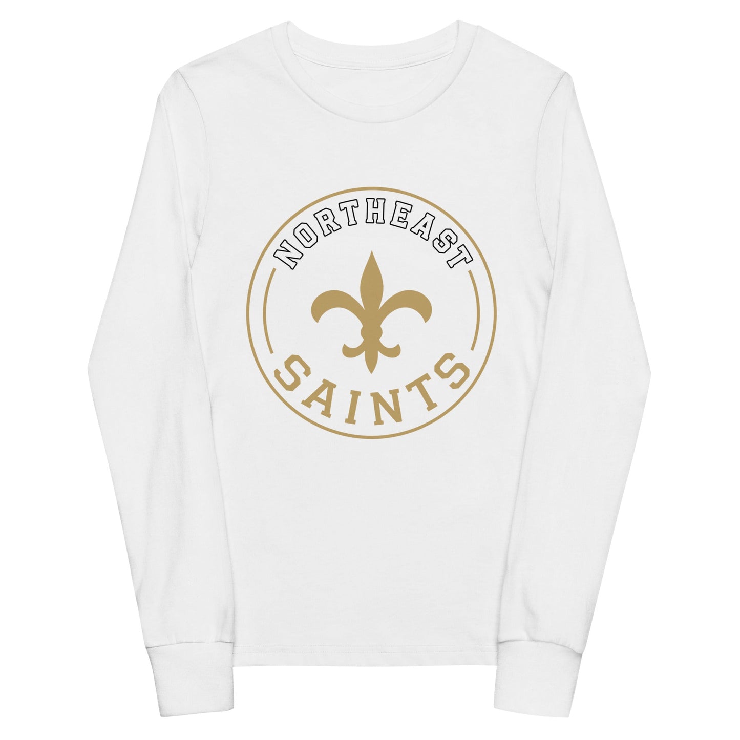 Performance | Youth Long Sleeve T-Shirt | The St Stephen Saints | Vanguard Emblem Logo