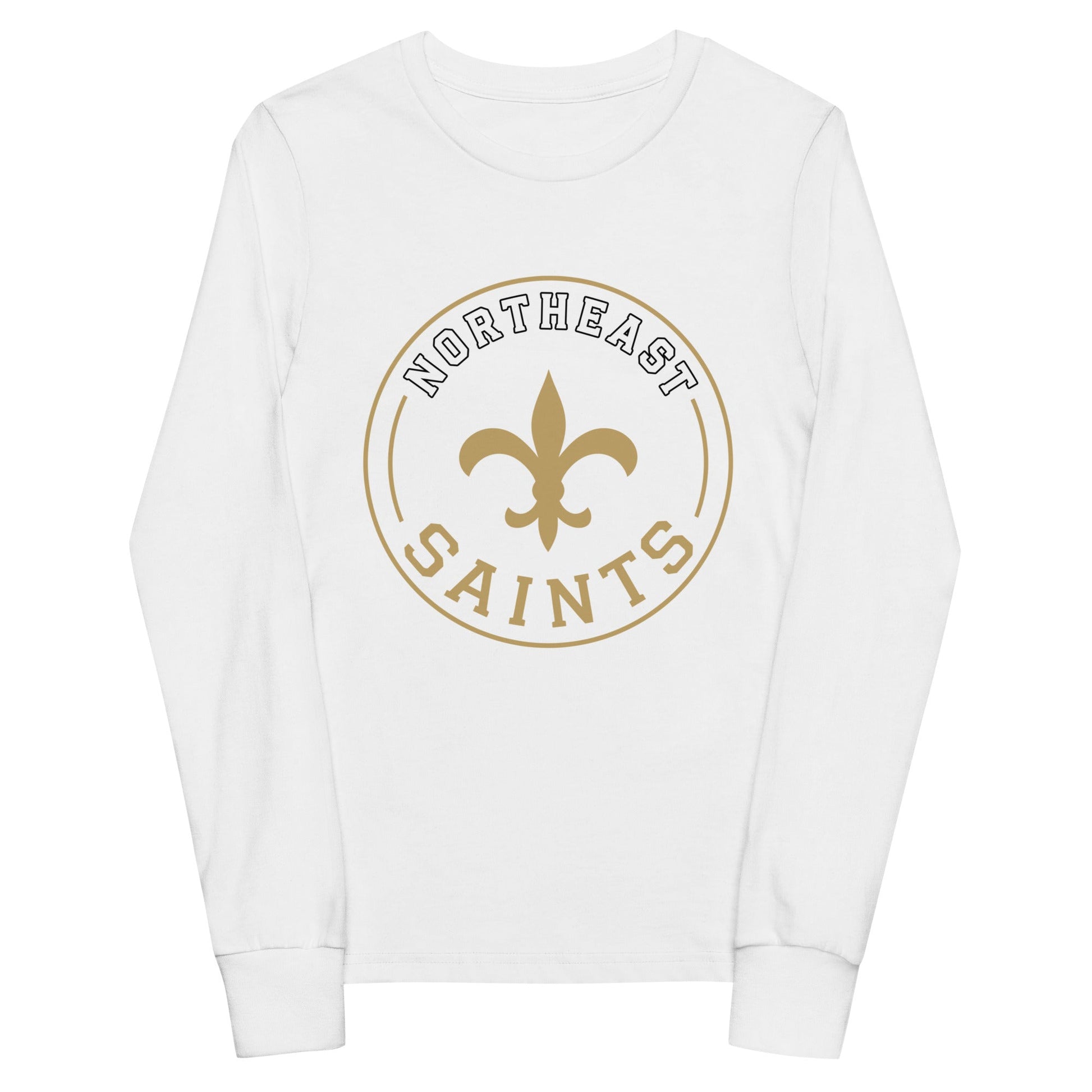 Performance | Youth Long Sleeve T-Shirt | The St Stephen Saints | Vanguard Emblem Logo