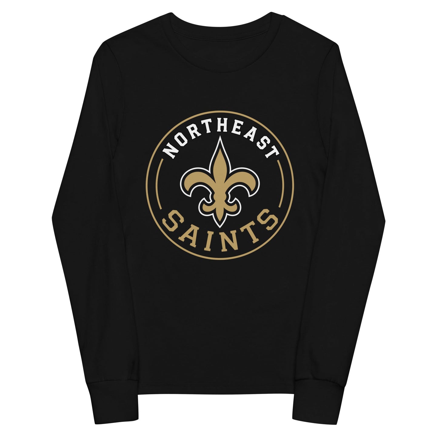 Performance | Youth Long Sleeve T-Shirt | The St Stephen Saints | Vanguard Emblem Logo