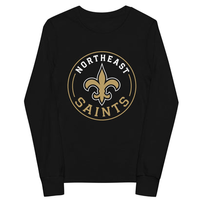 Performance | Youth Long Sleeve T-Shirt | The St Stephen Saints | Vanguard Emblem Logo