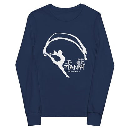 Performance | Youth Long Sleeve T-Shirt | Tianyi Dance Team | Alt Logo