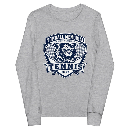 Performance | Youth Long Sleeve T-Shirt | TMHS Tennis | Shield Logo