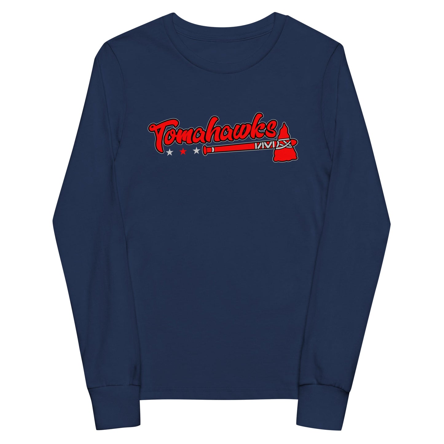 Performance | Youth Long Sleeve T-Shirt | Tomahawks | Crest Logo