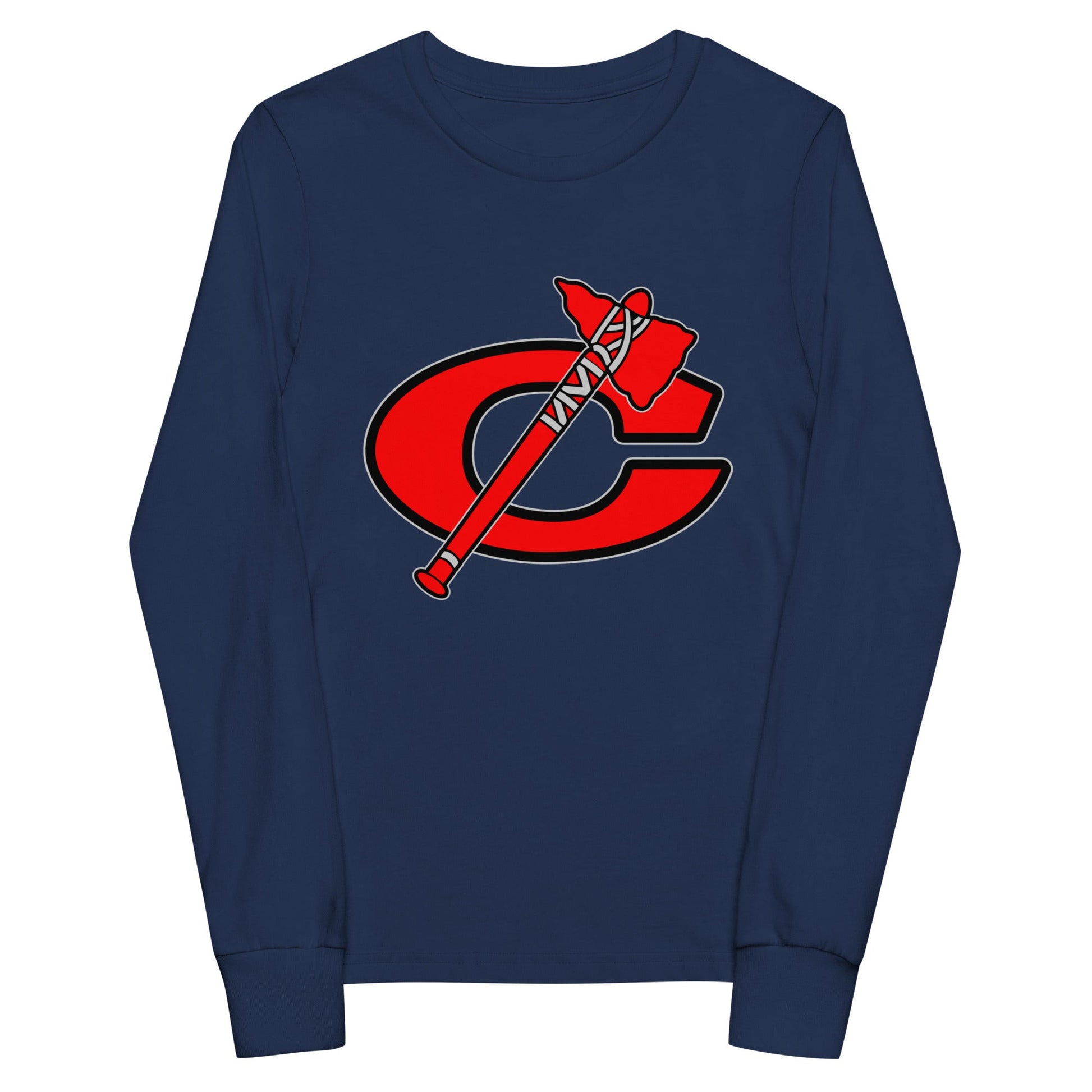 Performance | Youth Long Sleeve T-Shirt | Tomahawks | Emblem Logo