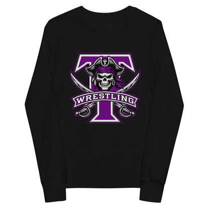 Performance | Youth Long Sleeve T-Shirt | Tottenville wrestling club | Emblem Logo