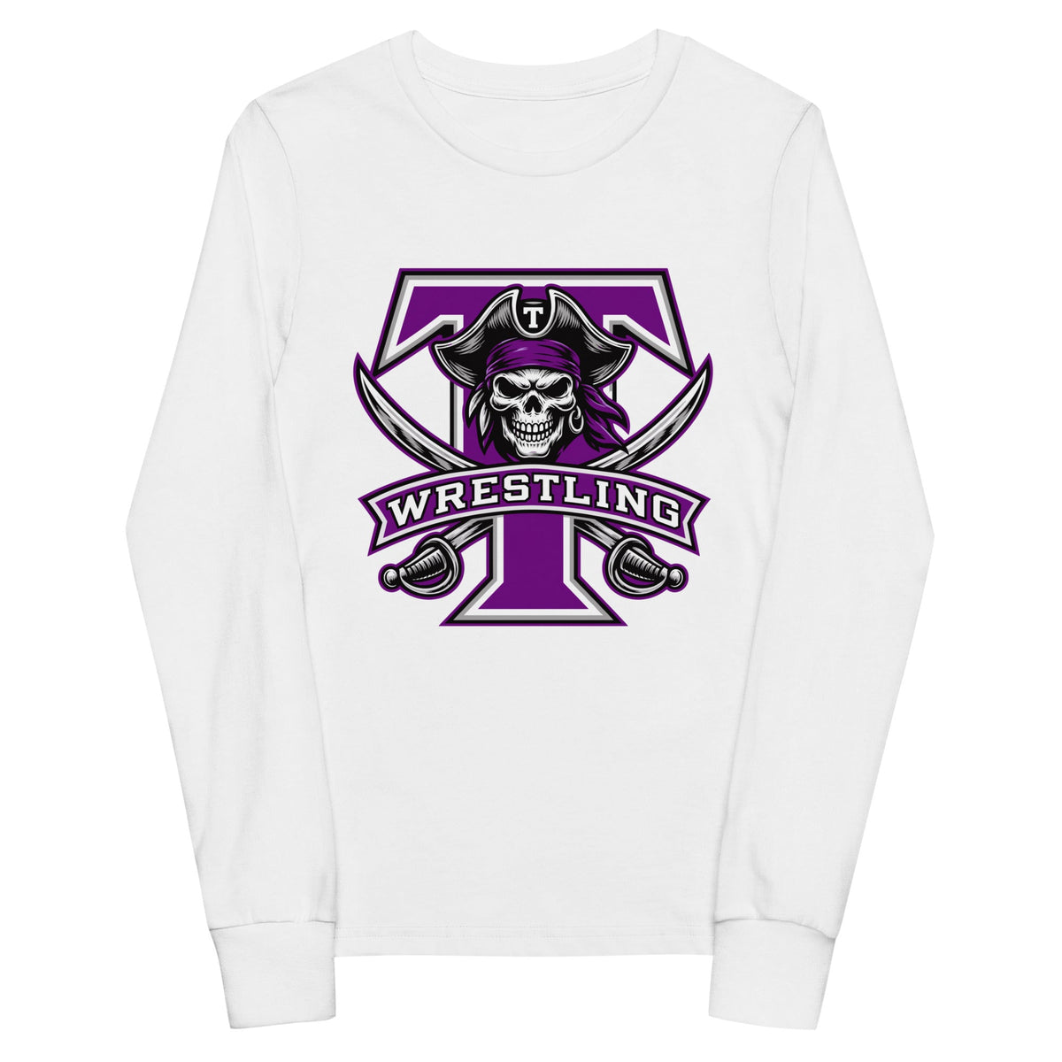 Performance | Youth Long Sleeve T-Shirt | Tottenville wrestling club | Emblem Logo