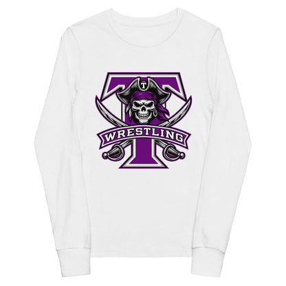 Performance | Youth Long Sleeve T-Shirt | Tottenville wrestling club | Emblem Logo