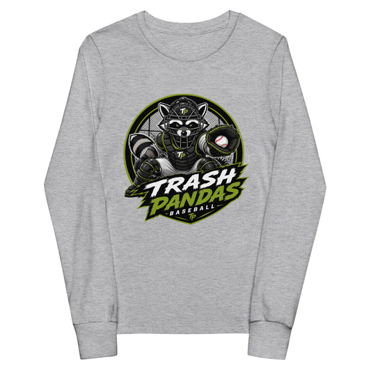Performance | Youth Long Sleeve T-Shirt | Trash Pandas Baseball Organization | Athletics Logo