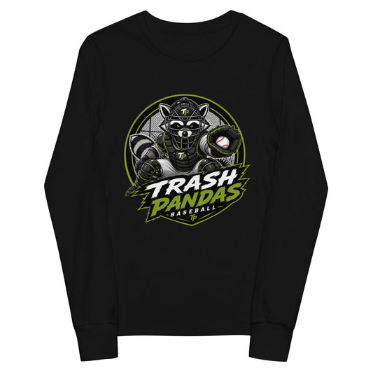 Performance | Youth Long Sleeve T-Shirt | Trash Pandas Baseball Organization | Athletics Logo