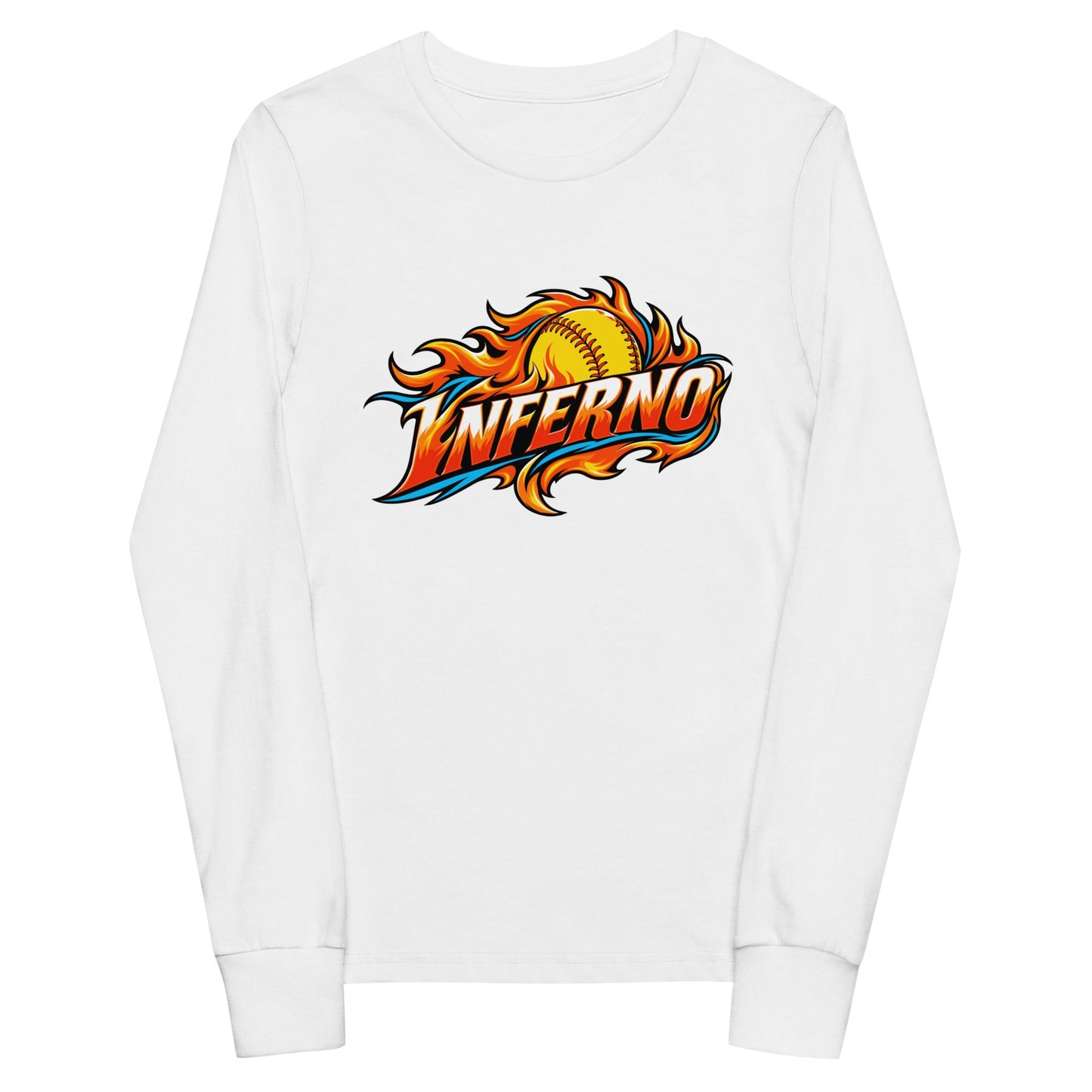 Performance | Youth Long Sleeve T-Shirt | Treasure Coast Inferno | Crest Logo