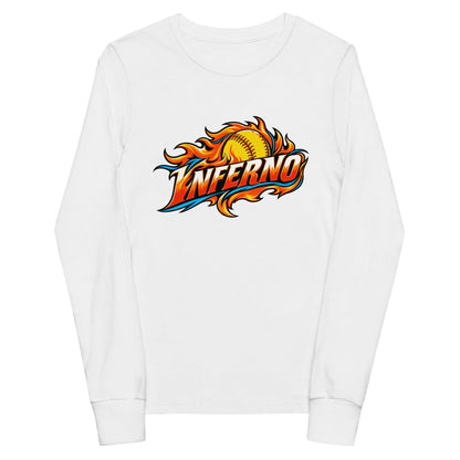 Performance | Youth Long Sleeve T-Shirt | Treasure Coast Inferno | Crest Logo