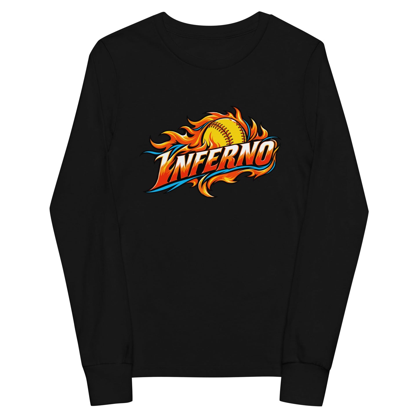 Performance | Youth Long Sleeve T-Shirt | Treasure Coast Inferno | Crest Logo