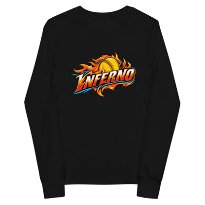 Performance | Youth Long Sleeve T-Shirt | Treasure Coast Inferno | Crest Logo