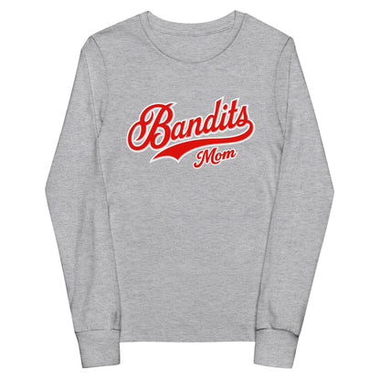 Performance | Youth Long Sleeve T-Shirt | Tri - City Baseball | Bandits Mom Logo