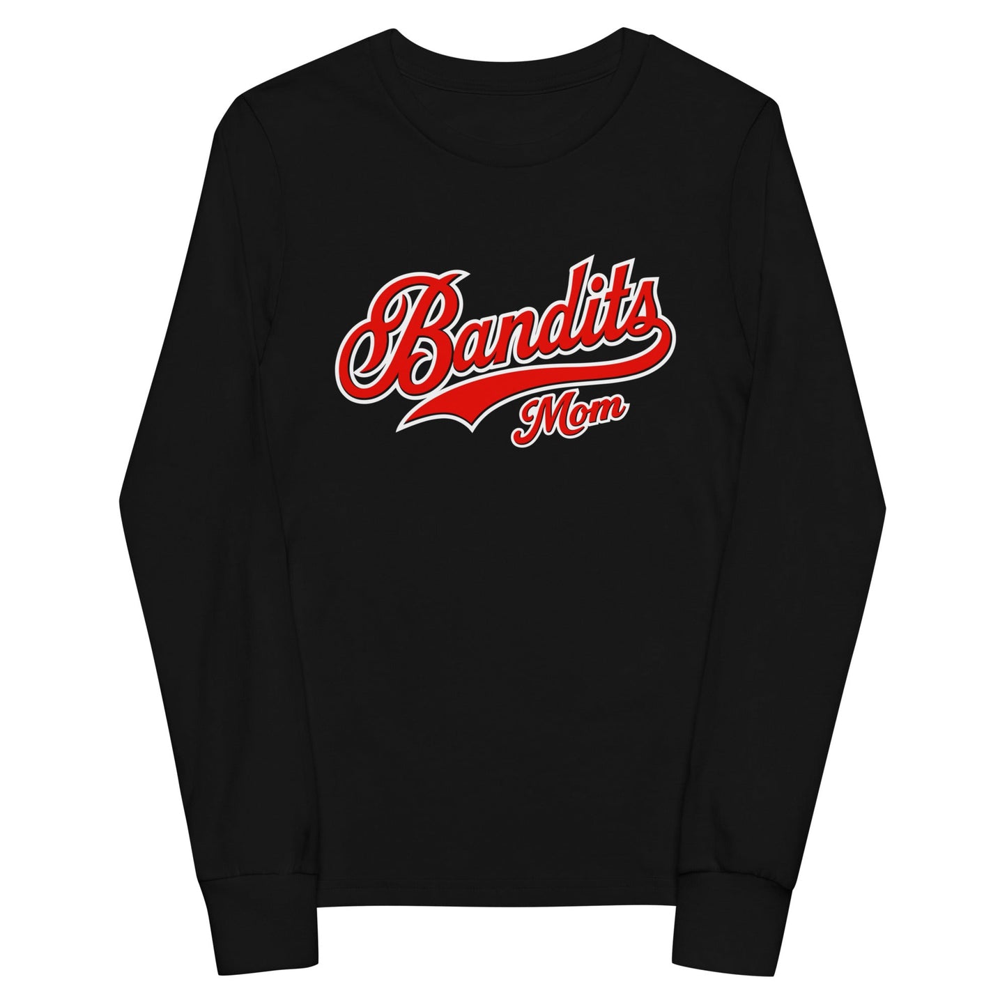 Performance | Youth Long Sleeve T-Shirt | Tri - City Baseball | Bandits Mom Logo