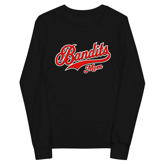 Performance | Youth Long Sleeve T-Shirt | Tri - City Baseball | Bandits Mom Logo