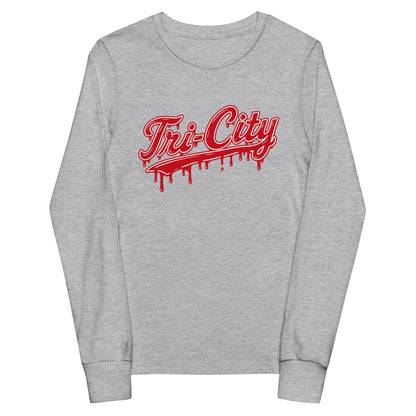 Performance | Youth Long Sleeve T-Shirt | Tri - City Baseball | Mark Logo