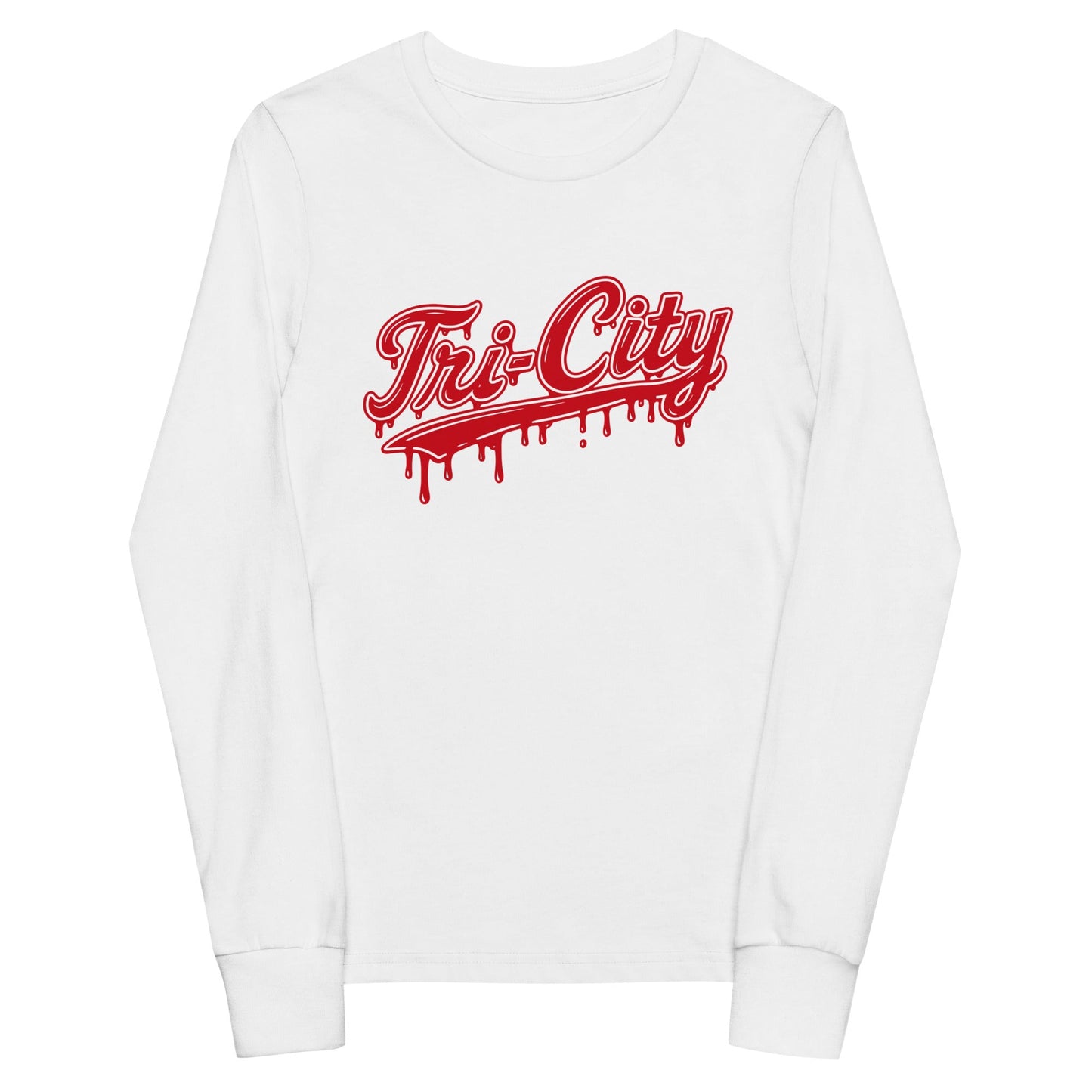 Performance | Youth Long Sleeve T-Shirt | Tri - City Baseball | Mark Logo