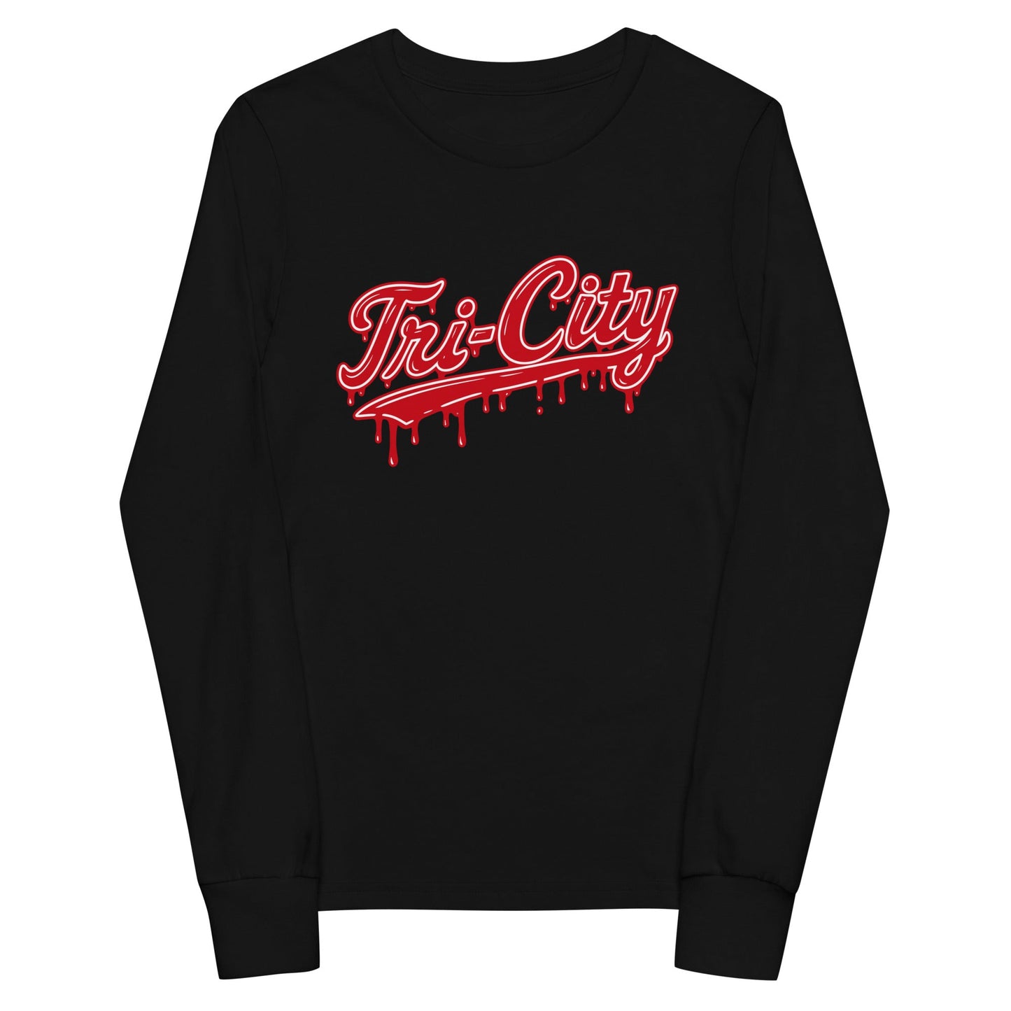 Performance | Youth Long Sleeve T-Shirt | Tri - City Baseball | Mark Logo
