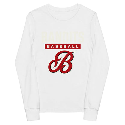 Performance | Youth Long Sleeve T-Shirt | Tri - City Baseball | Varsity Script Logo
