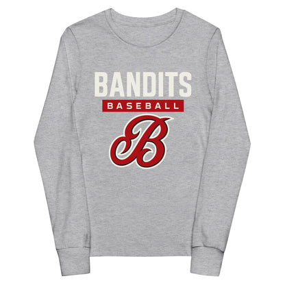 Performance | Youth Long Sleeve T-Shirt | Tri - City Baseball | Varsity Script Logo