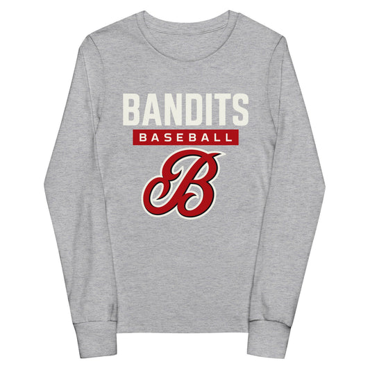 Performance | Youth Long Sleeve T-Shirt | Tri - City Baseball | Varsity Script Logo