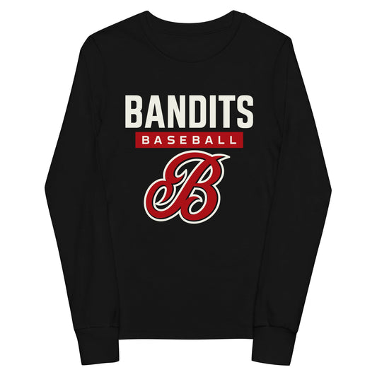 Performance | Youth Long Sleeve T-Shirt | Tri - City Baseball | Varsity Script Logo