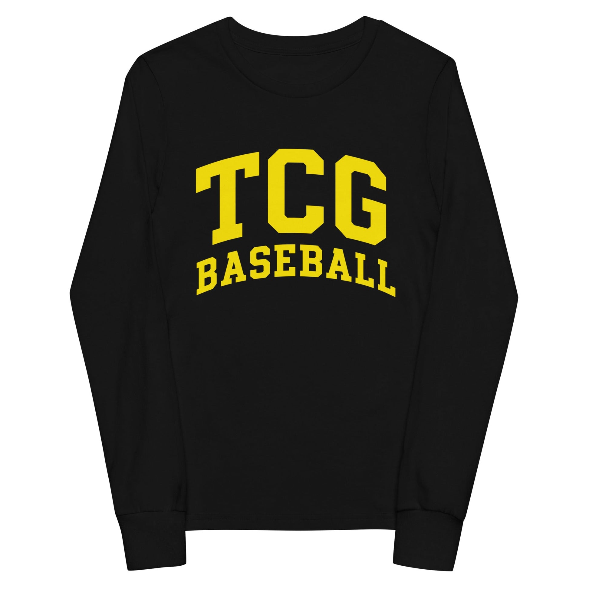 Performance | Youth Long Sleeve T-Shirt | Tri-County Ghosts | TCG Crest Alt Logo