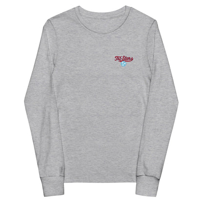 Performance | Youth Long Sleeve T-Shirt | Tri - Stars | 3 Stars Light Logo