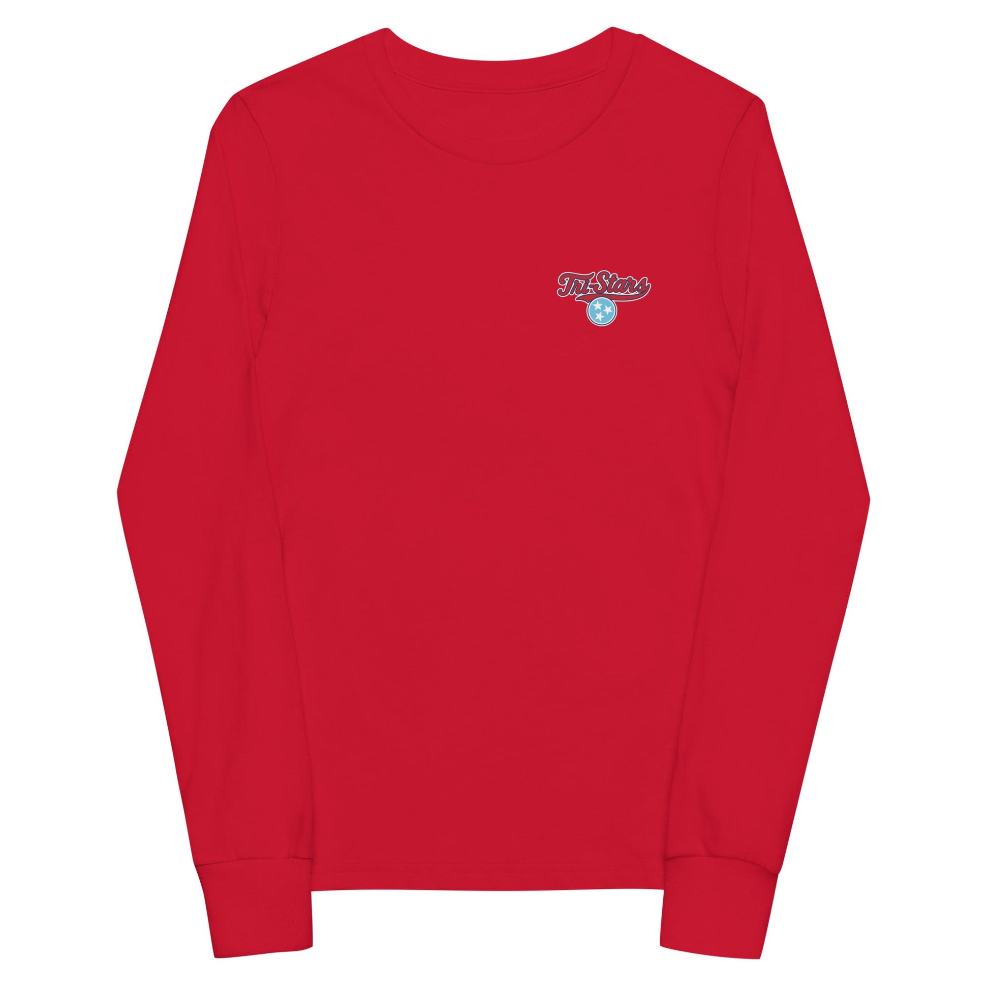 Performance | Youth Long Sleeve T-Shirt | Tri - Stars | 3 Stars Light Logo