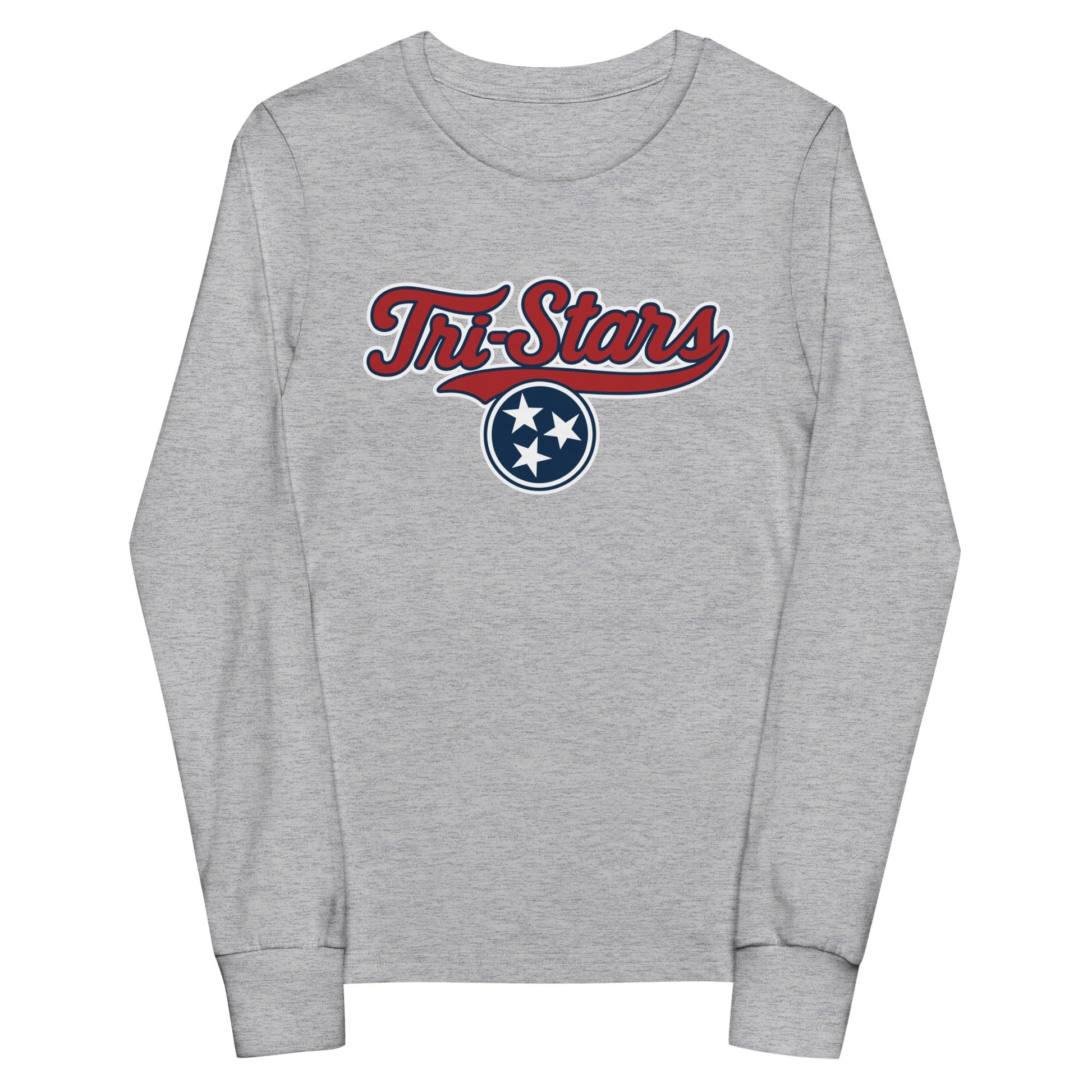 Performance | Youth Long Sleeve T-Shirt | Tri - Stars | 3 Stars Logo