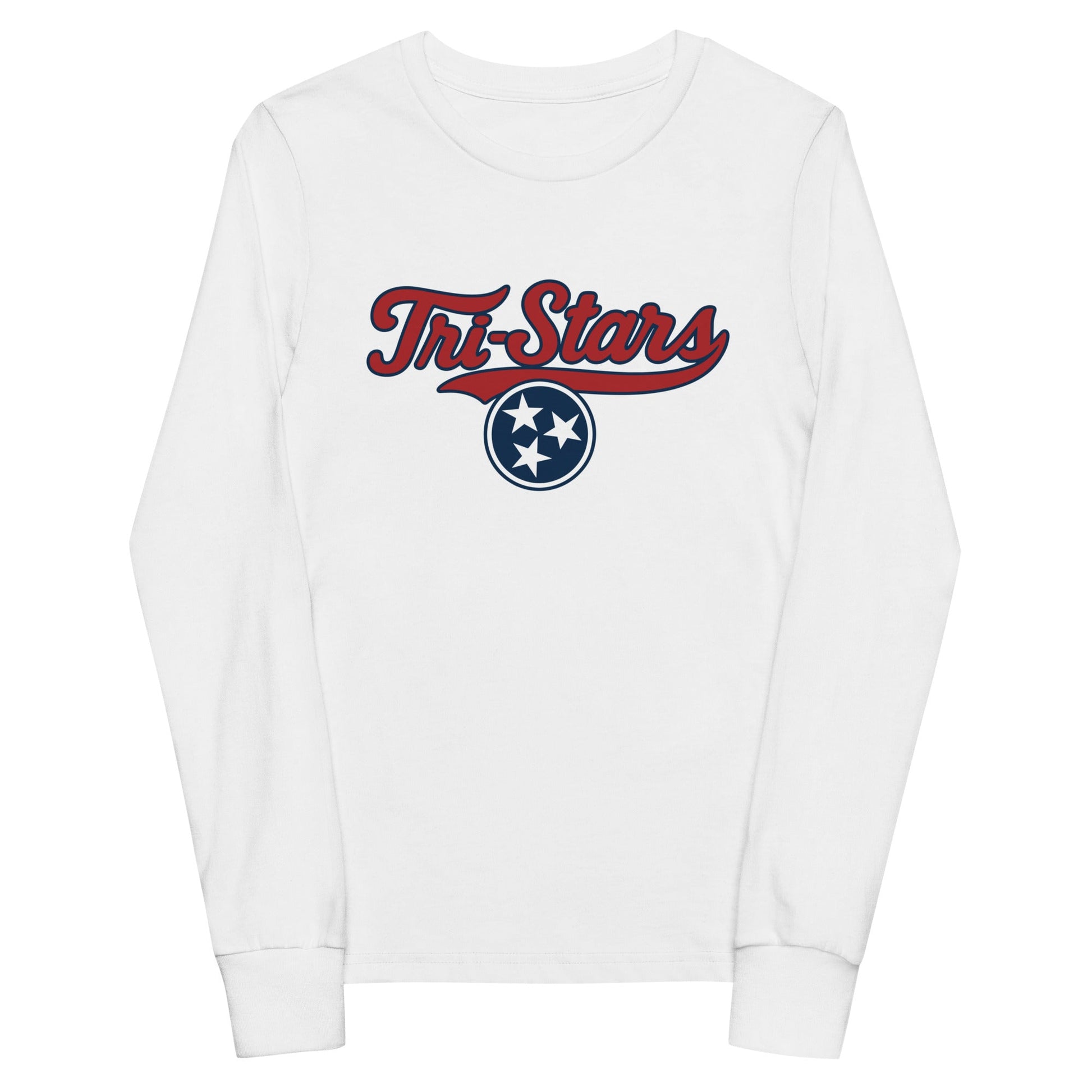 Performance | Youth Long Sleeve T-Shirt | Tri - Stars | 3 Stars Logo