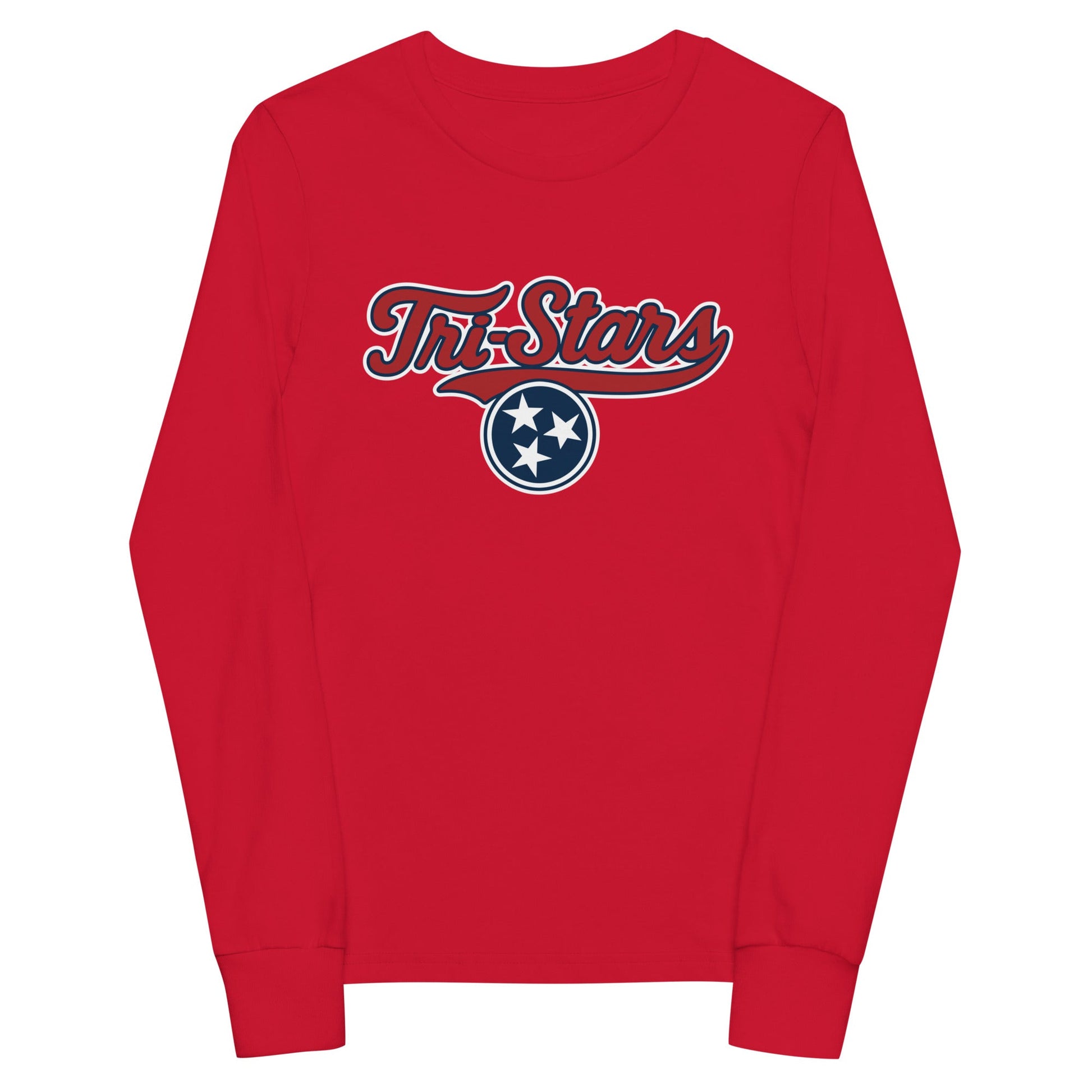 Performance | Youth Long Sleeve T-Shirt | Tri - Stars | 3 Stars Logo