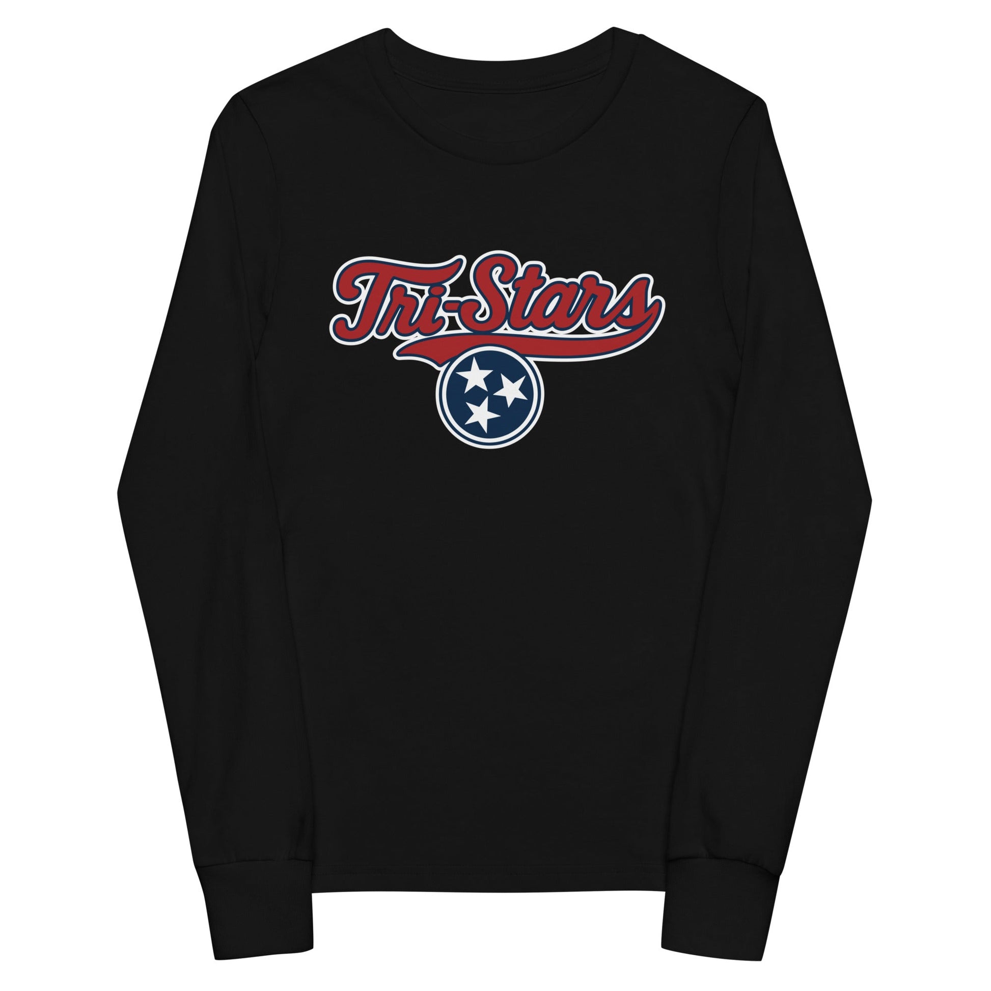 Performance | Youth Long Sleeve T-Shirt | Tri - Stars | 3 Stars Logo