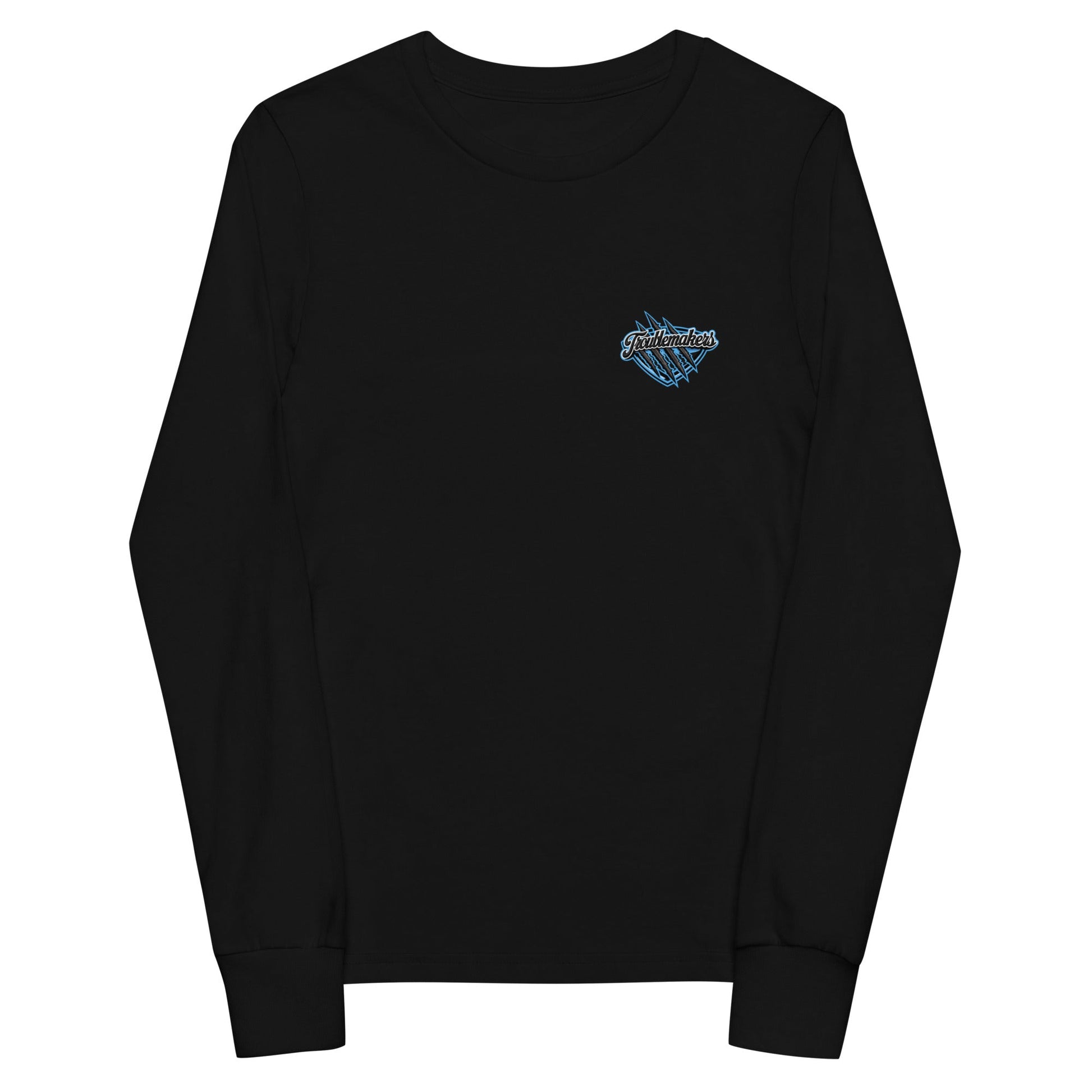 Performance | Youth Long Sleeve T-Shirt | Triad Troublemakers | Crest Logo