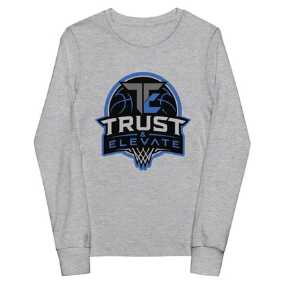 Performance | Youth Long Sleeve T-Shirt | Trust & Elevate | Vanguard Elite Logo