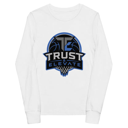 Performance | Youth Long Sleeve T-Shirt | Trust & Elevate | Vanguard Elite Logo