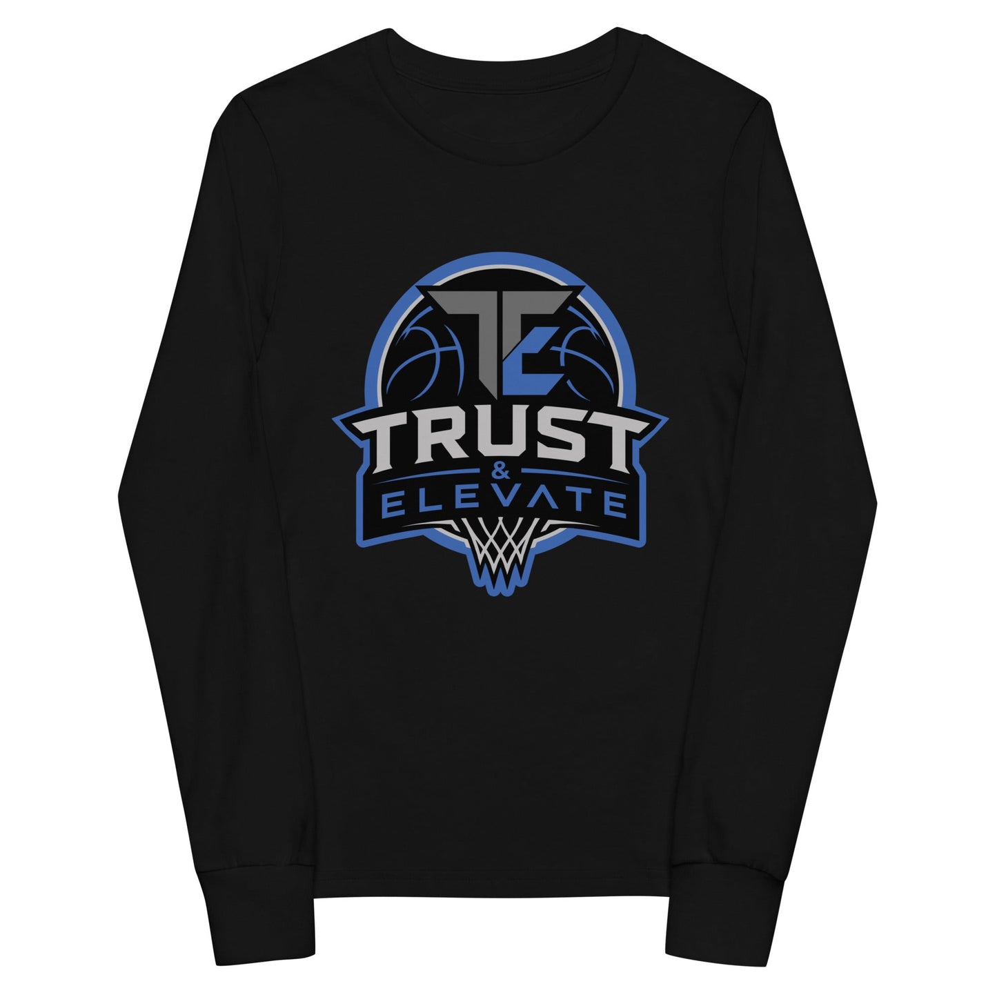 Performance | Youth Long Sleeve T-Shirt | Trust & Elevate | Vanguard Elite Logo