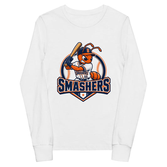 Performance | Youth Long Sleeve T-Shirt | Tx Smashers | Emblem Logo