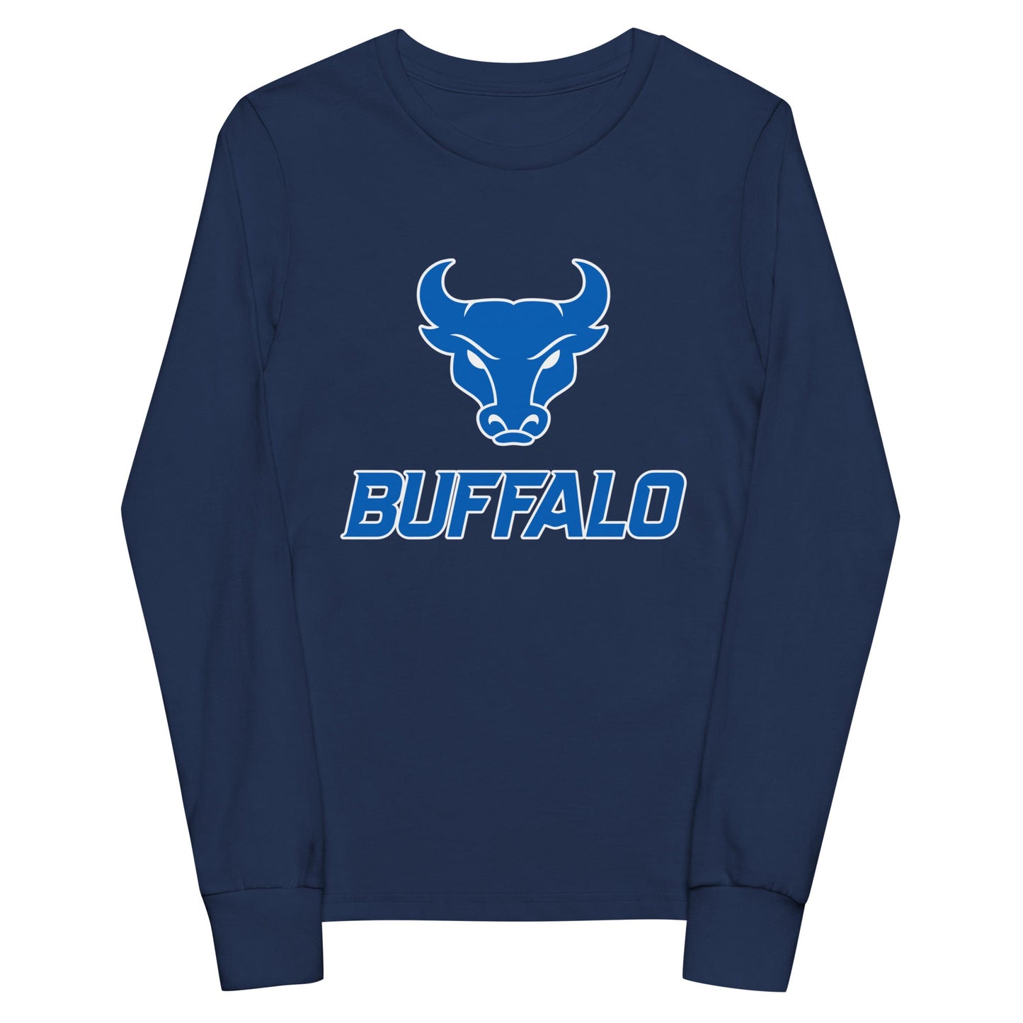 Performance | Youth Long Sleeve T-Shirt | UB Womens Club Basketball | Vanguard Buffalo Crest Logo