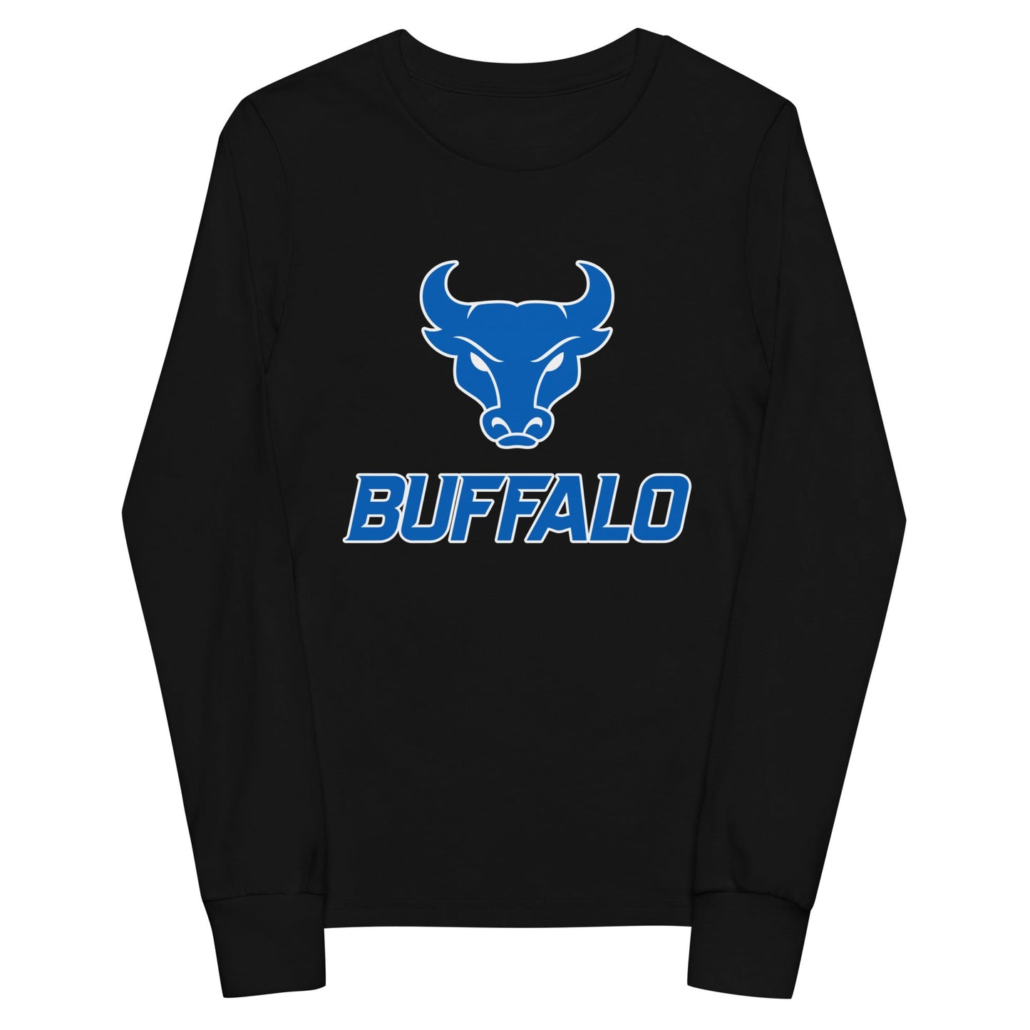 Performance | Youth Long Sleeve T-Shirt | UB Womens Club Basketball | Vanguard Buffalo Crest Logo