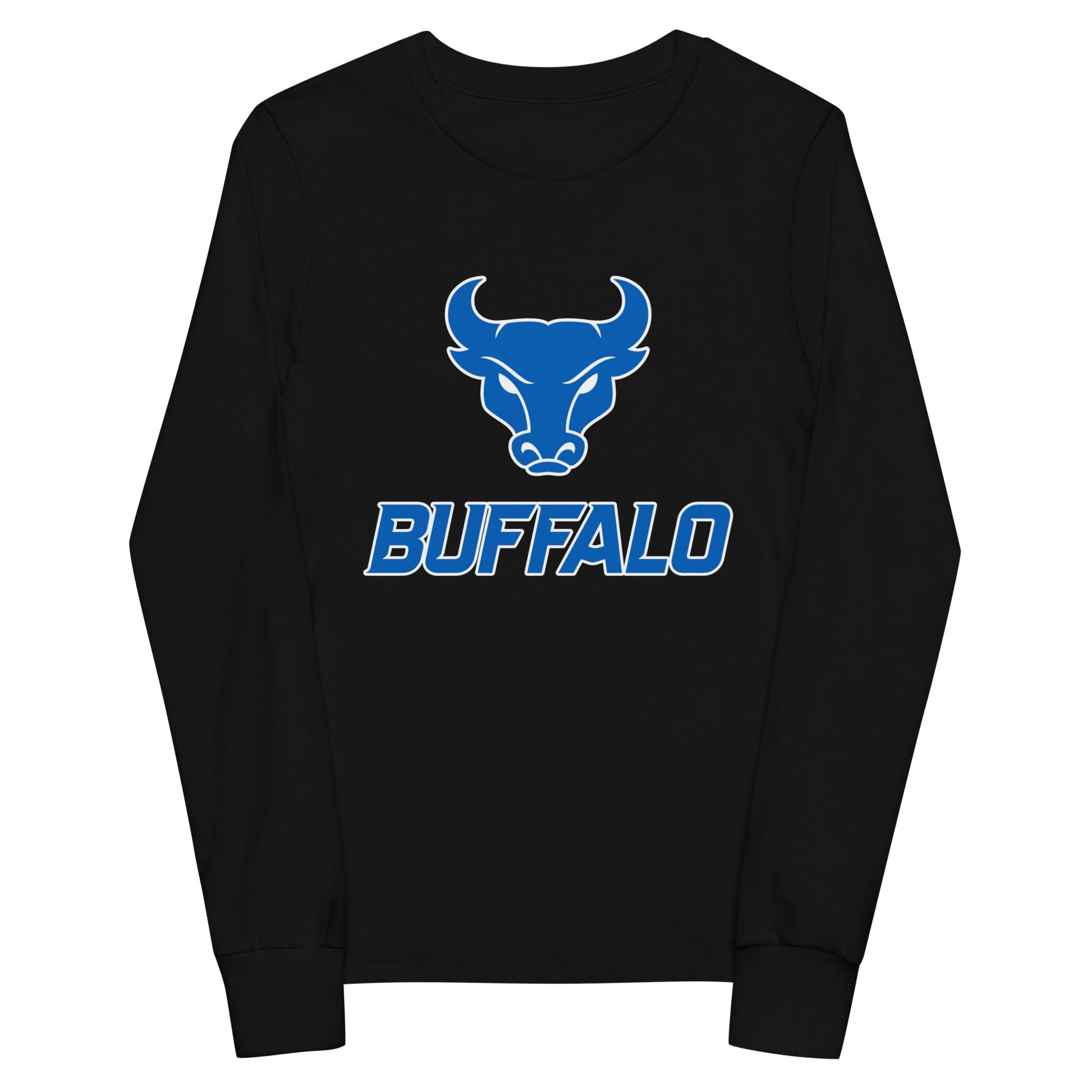 Performance | Youth Long Sleeve T-Shirt | UB Womens Club Basketball | Vanguard Buffalo Crest Logo