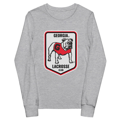Performance | Youth Long Sleeve T-Shirt | UGA Club Lacrosse | Shield Logo