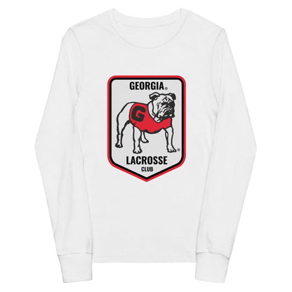 Performance | Youth Long Sleeve T-Shirt | UGA Club Lacrosse | Shield Logo