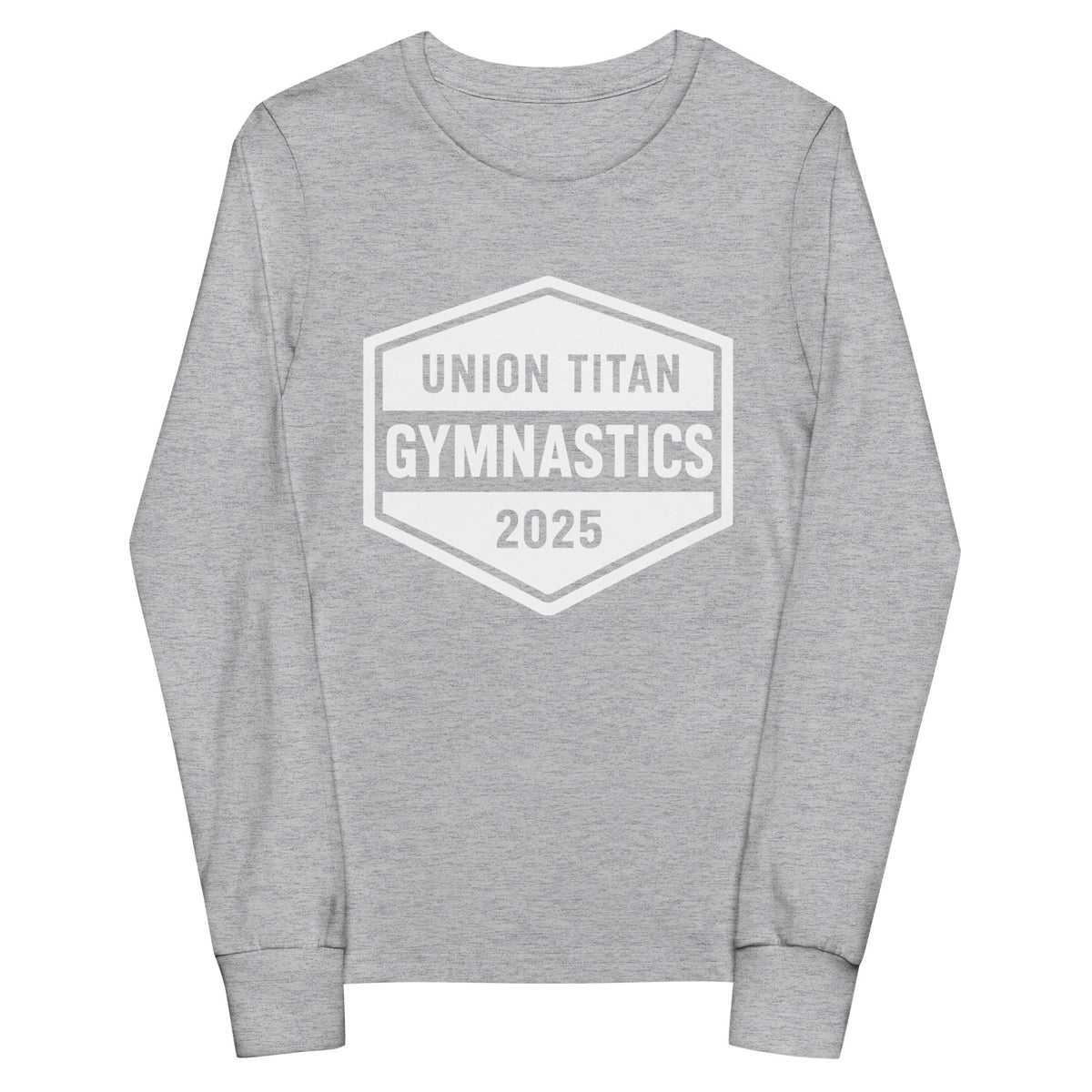 Performance | Youth Long Sleeve T-Shirt | Union Gymnastics | Valor Logo