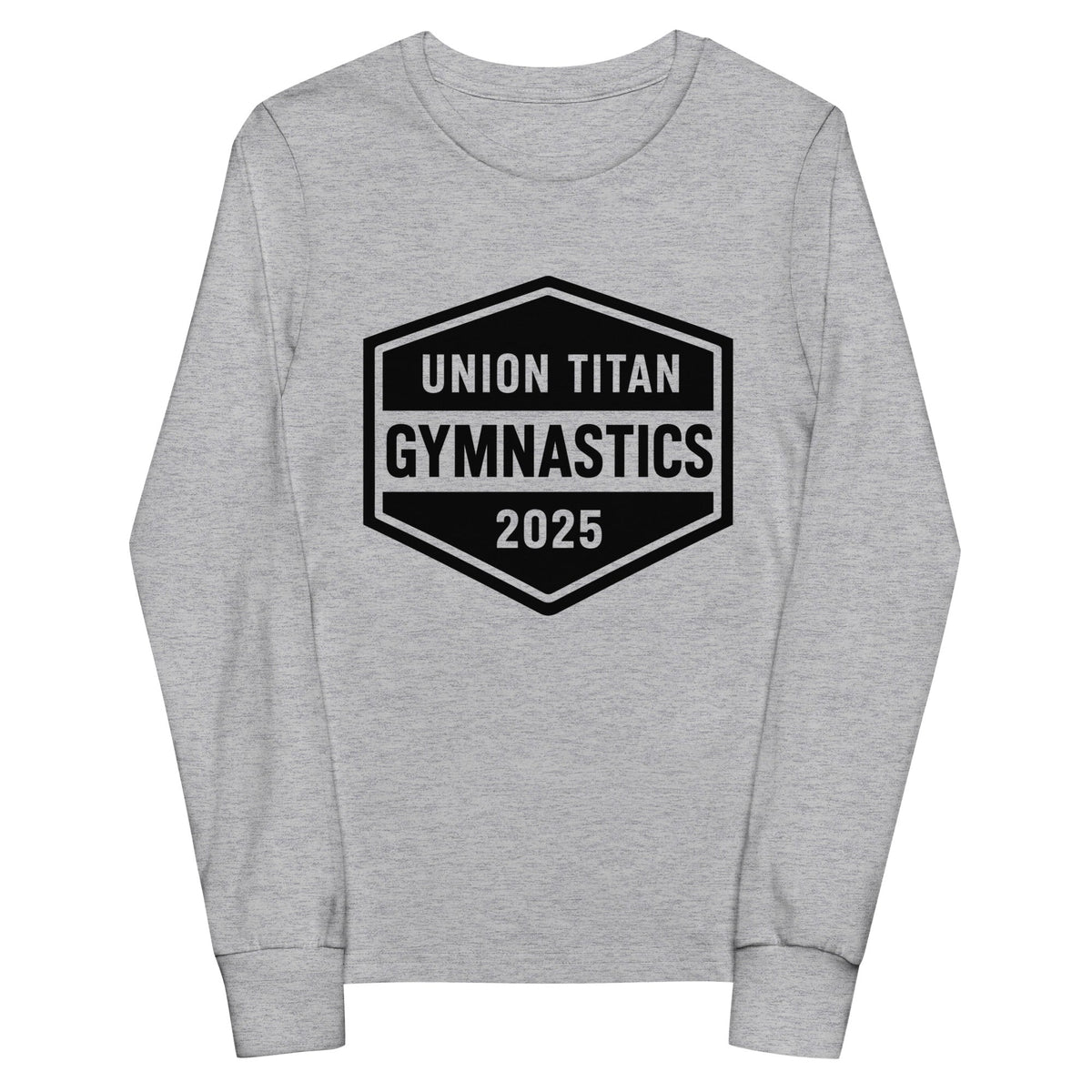 Performance | Youth Long Sleeve T-Shirt | Union Gymnastics | Vanguard Logo