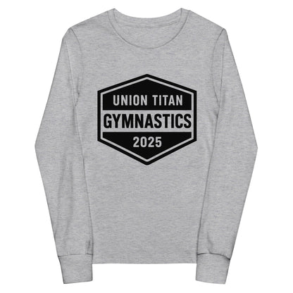 Performance | Youth Long Sleeve T-Shirt | Union Gymnastics | Vanguard Logo